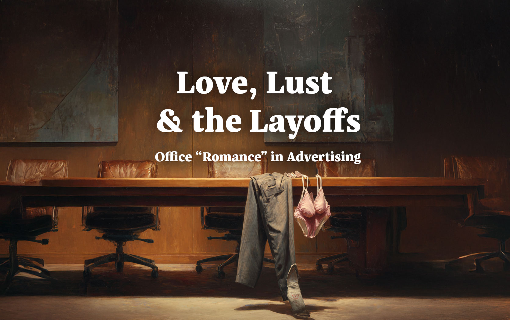 Love, Lust & the Layoff List: A Very Serious Investigation Into Office “Romance” in Advertising